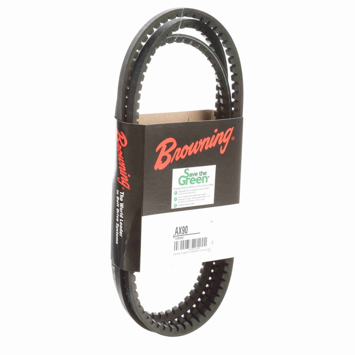 Browning EPDM Notched Belt 98% Efficient - AX90