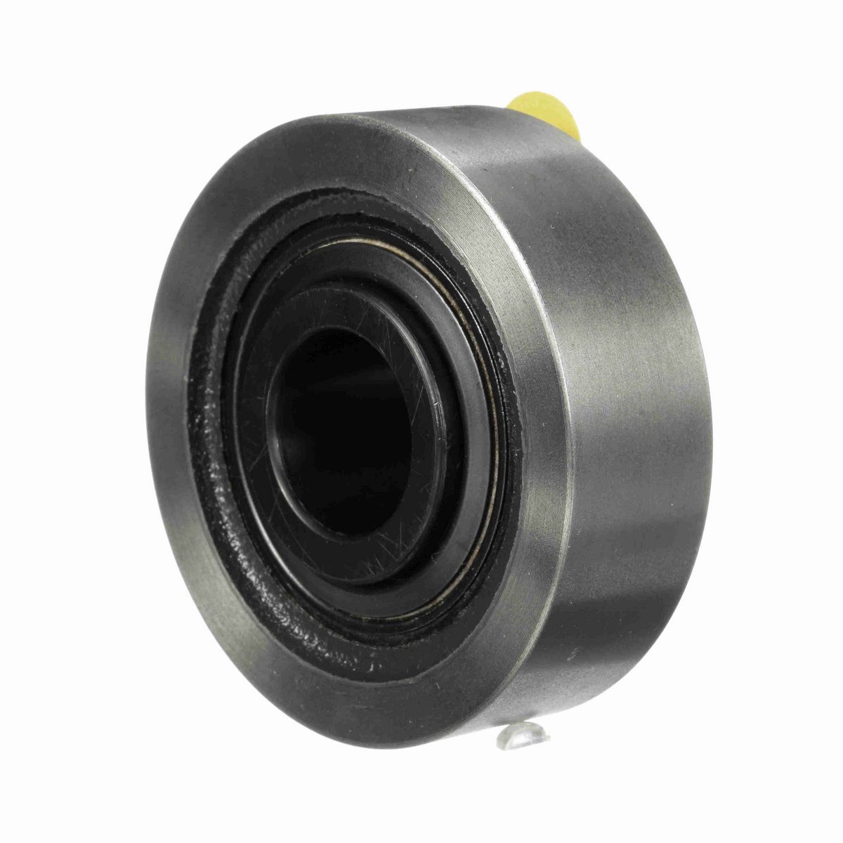 Sealmaster Mounted Cast Iron Cylindrical Cartridge Ball Bearing - 52100 Bearing Steel, Black Oxided - Setscrew Lock - MSC-20