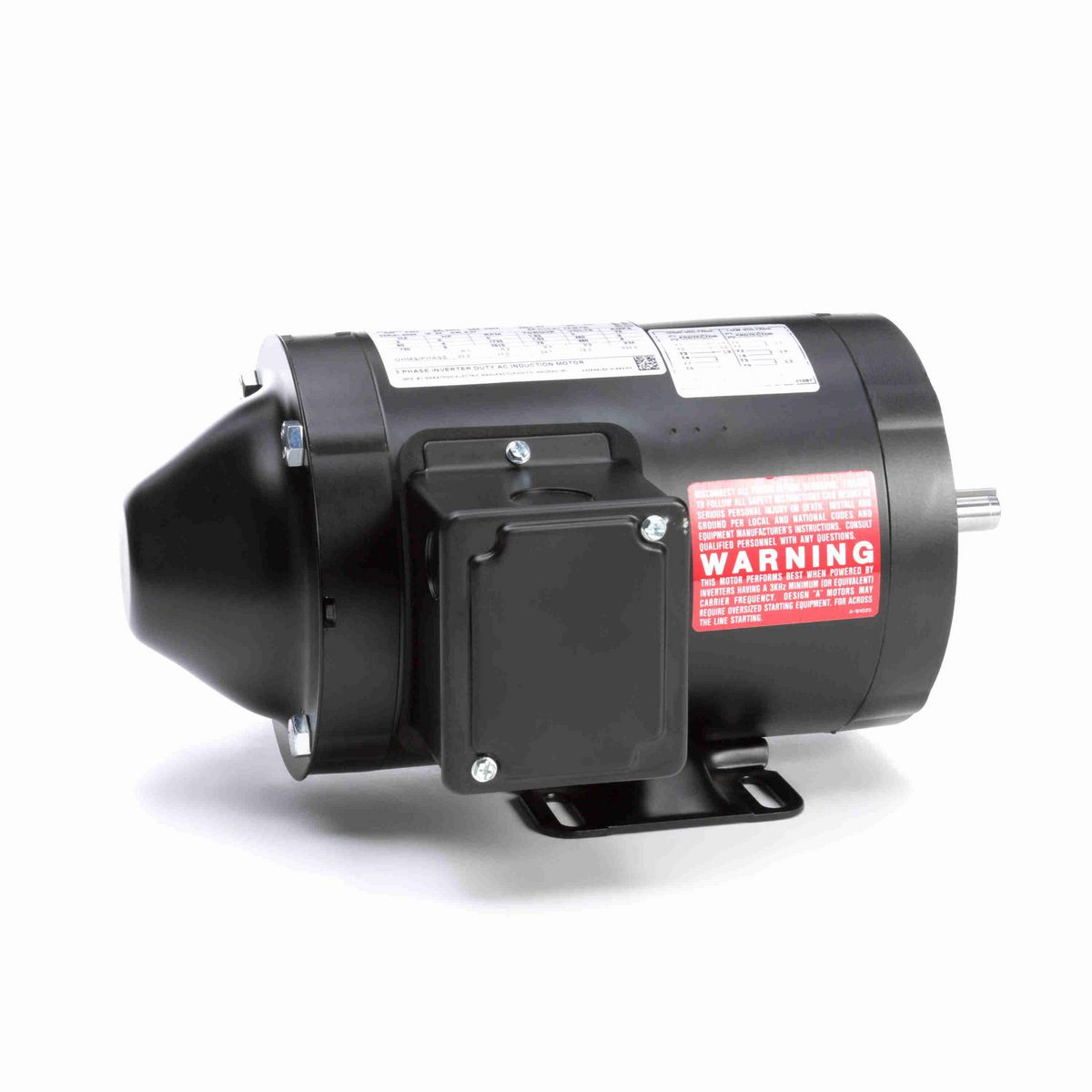 LEESON Speed Ratio Motor, 0.50 HP, 3 Ph, 60 Hz, 230/460 V, 1800 RPM, 56C Frame, TENV - Y534