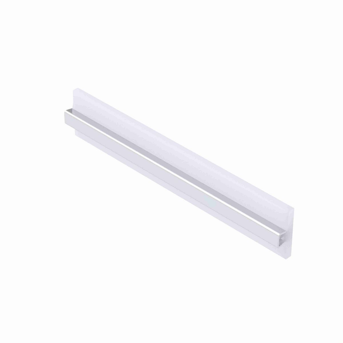 System Plast Tee Guide Rail: 2.25"W X 0.83"H X 144"L White UHMW-PE - VG-SST-2.25-12