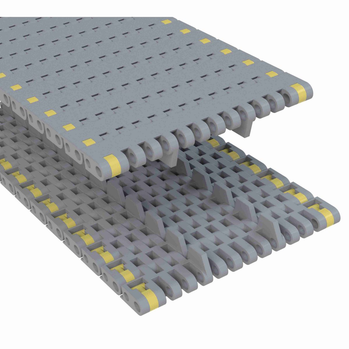 Rexnord 8505 Straight Running Solid Top, Material: Silver Platinum Series™ X, Width: 4.5in, Pitch: 0.75in - 10286184