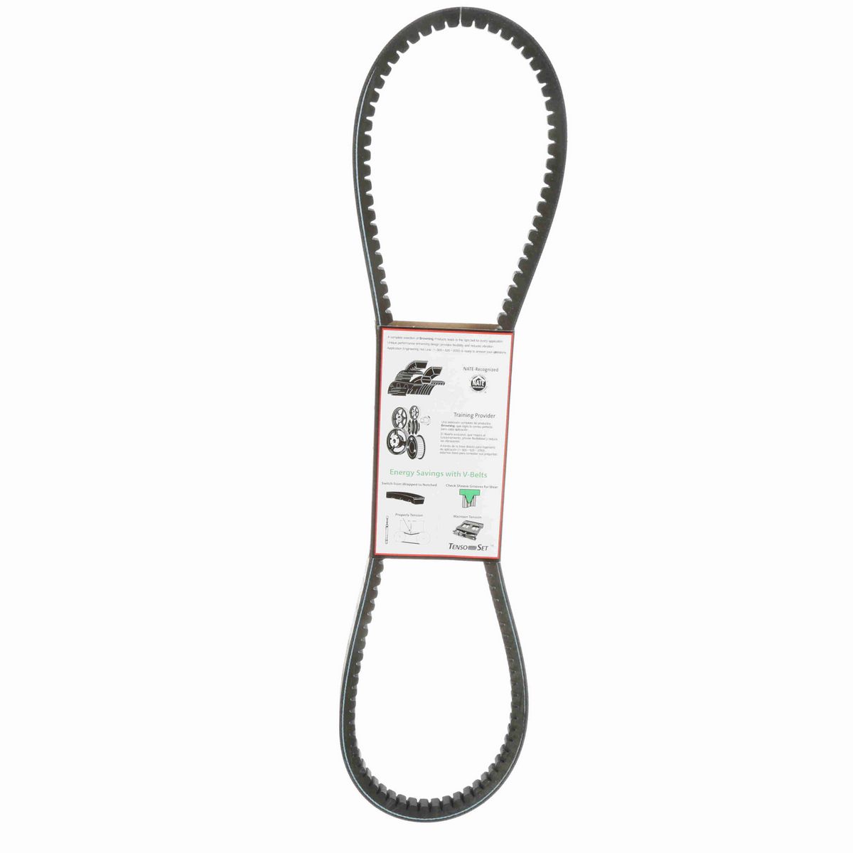 Browning EPDM Notched Belt 98% Efficient - BX45