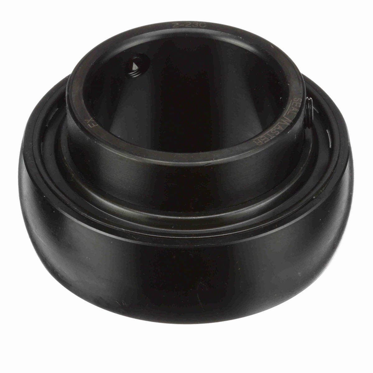 Sealmaster Mounted Insert Only Ball Bearing - 52100 Bearing Steel, Black Oxided - Setscrew Lock - 2-23C