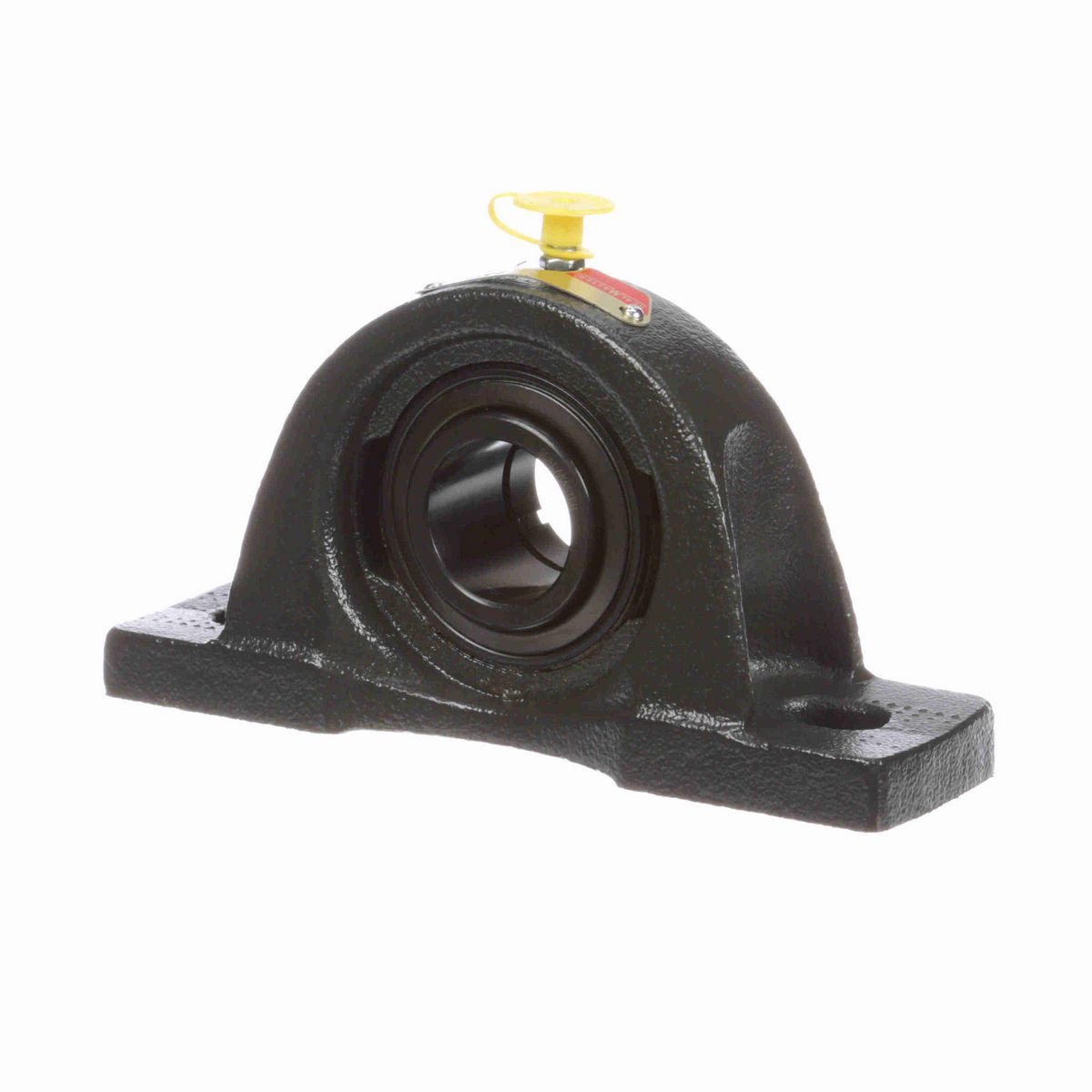 Sealmaster Mounted Cast Iron Two Bolt Pillow Block Ball Bearing - 52100 Bearing Steel, Black Oxided - Concentric Lock - Air Handling Housing Fit, Noise Tested - NP-19T CXU