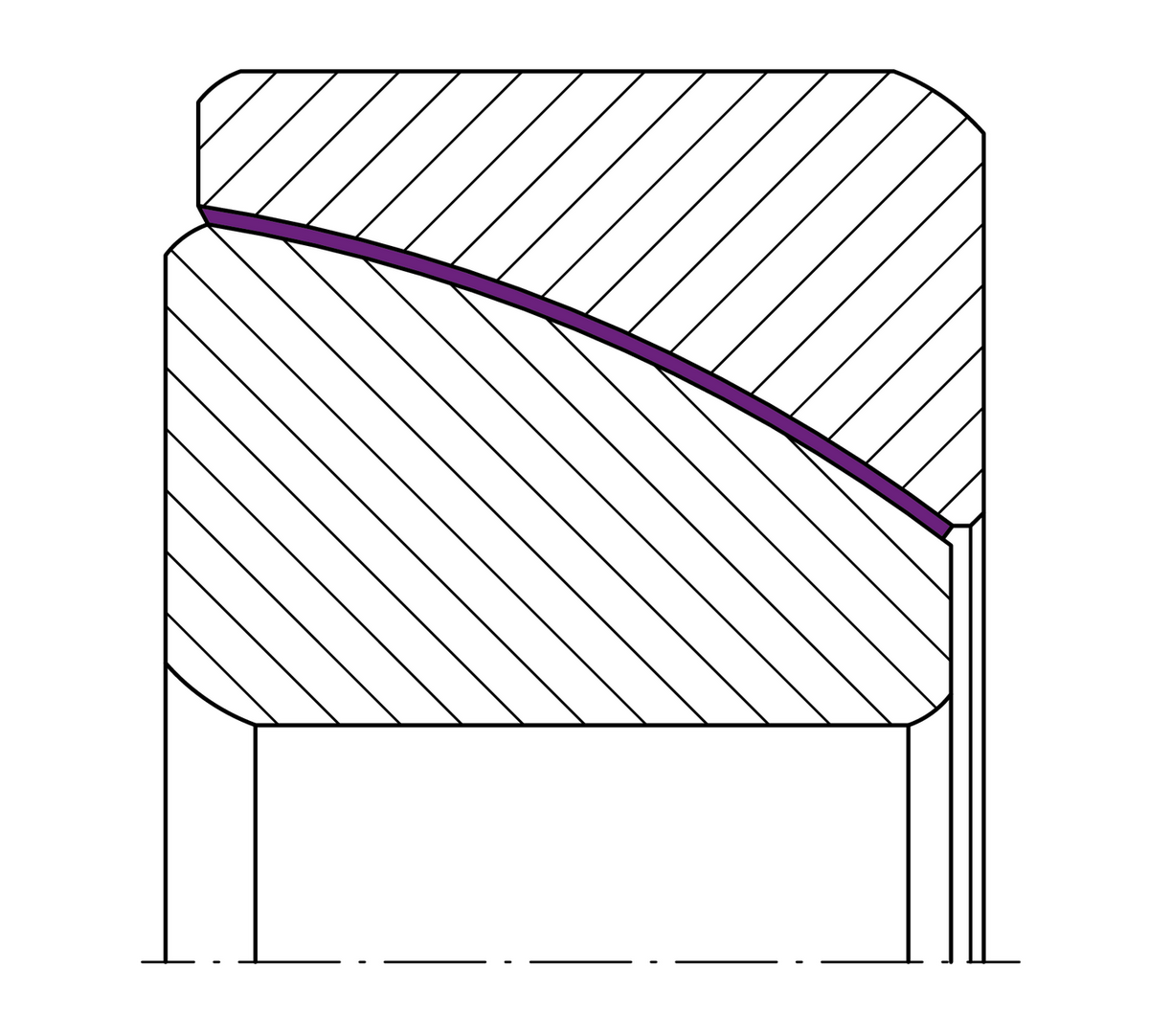 Сферический шарнирный подшипник INA GE190-SW