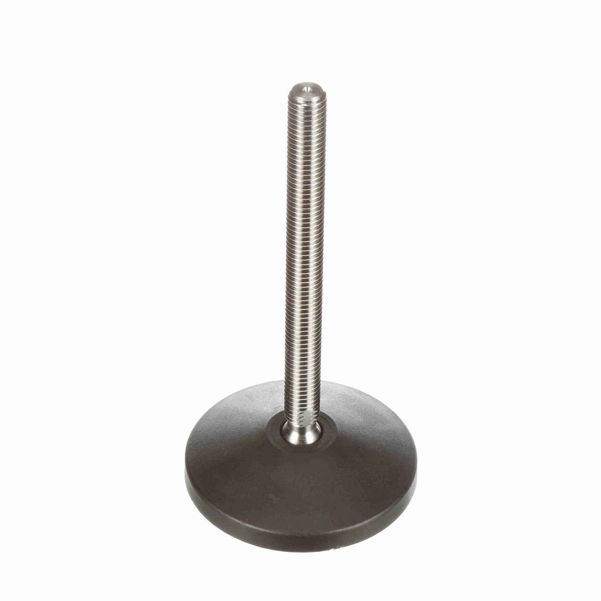 System Plast Articulating Plastic Leveler; Series: VG-511, Base Diameter: 4, Spindle Length: 6.09-in, Thread: 5/8-11 - VG-511-01-S58-L7