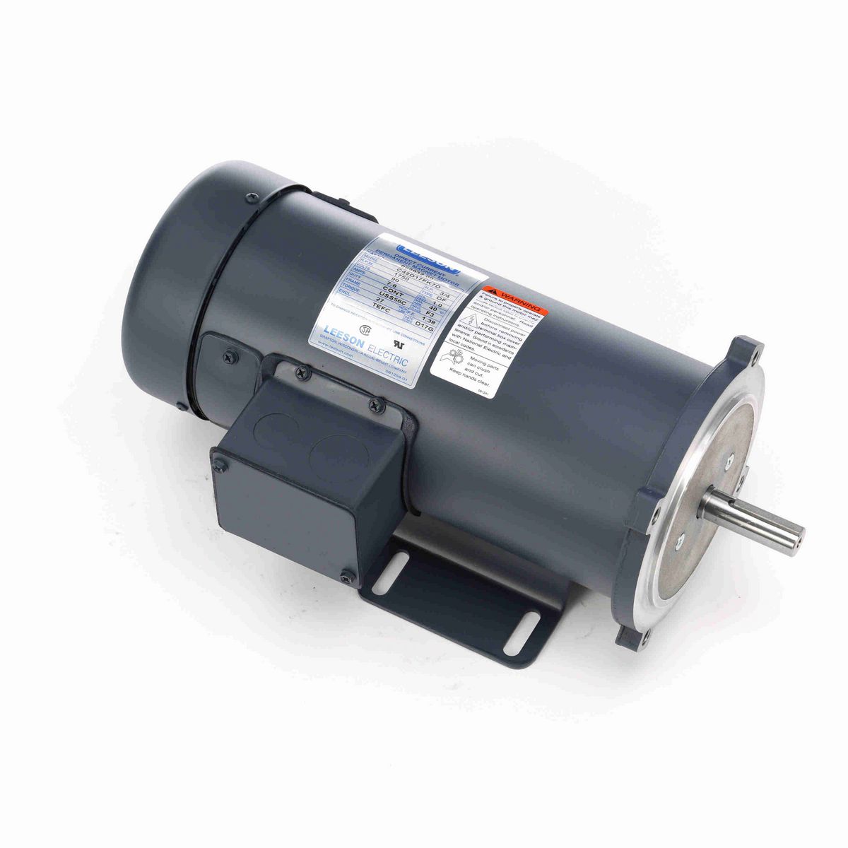 LEESON SCR Motor, 0.75 HP, 90 V, 1750 RPM, SS56C Frame, TEFC - 098032.00
