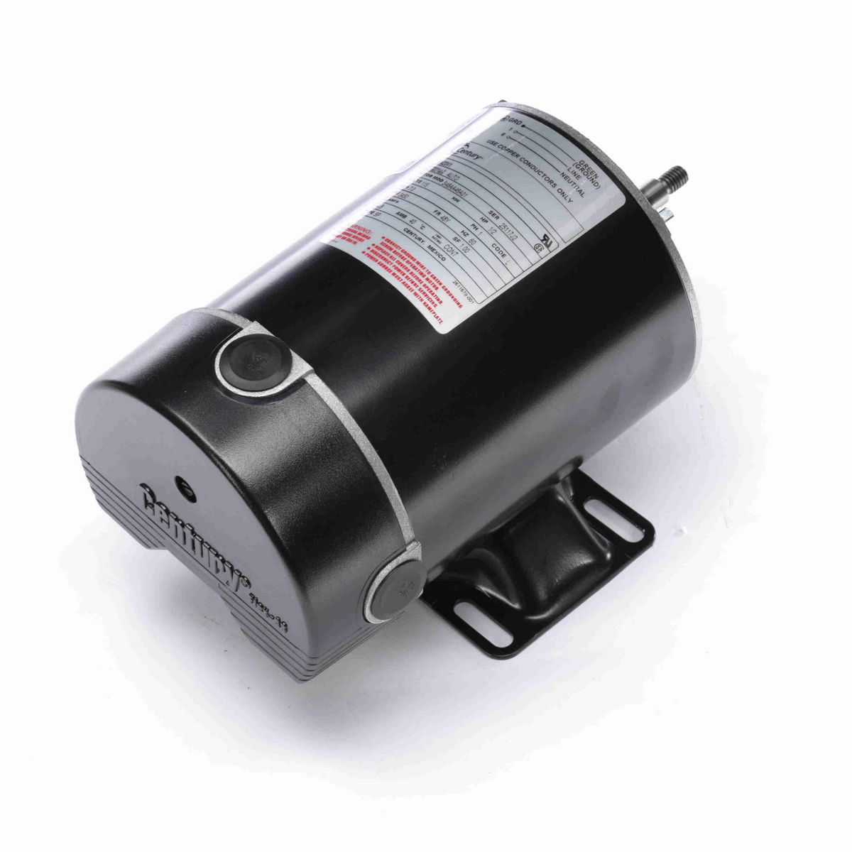 Century Pool Pump Motor, 1/2 HP, 1 Ph, 60 Hz, 115 V, 3600 RPM, 48Y Frame, DP - BN23V1