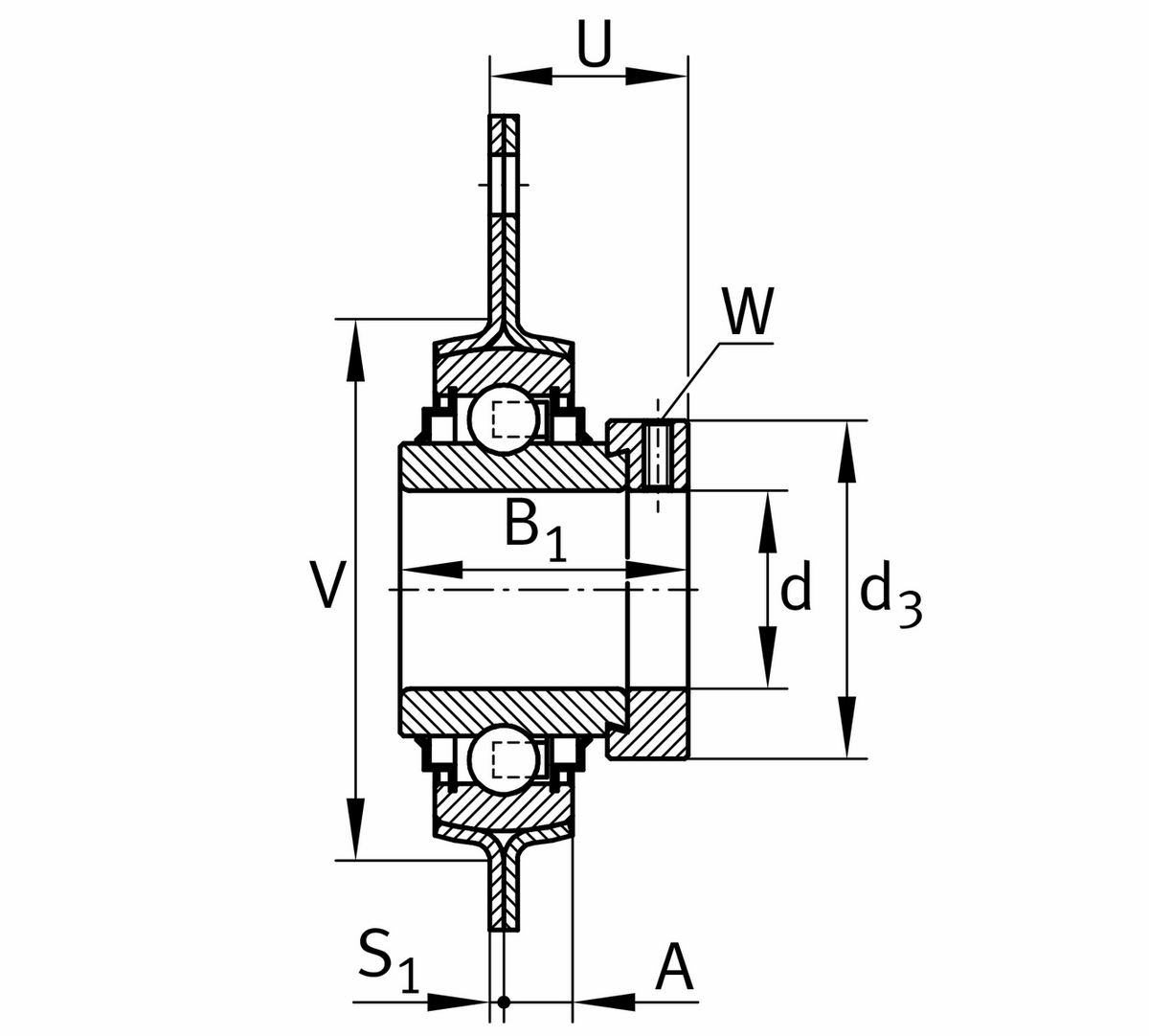Фланцевый корпус INA RRTR35-XL (RRTR35)