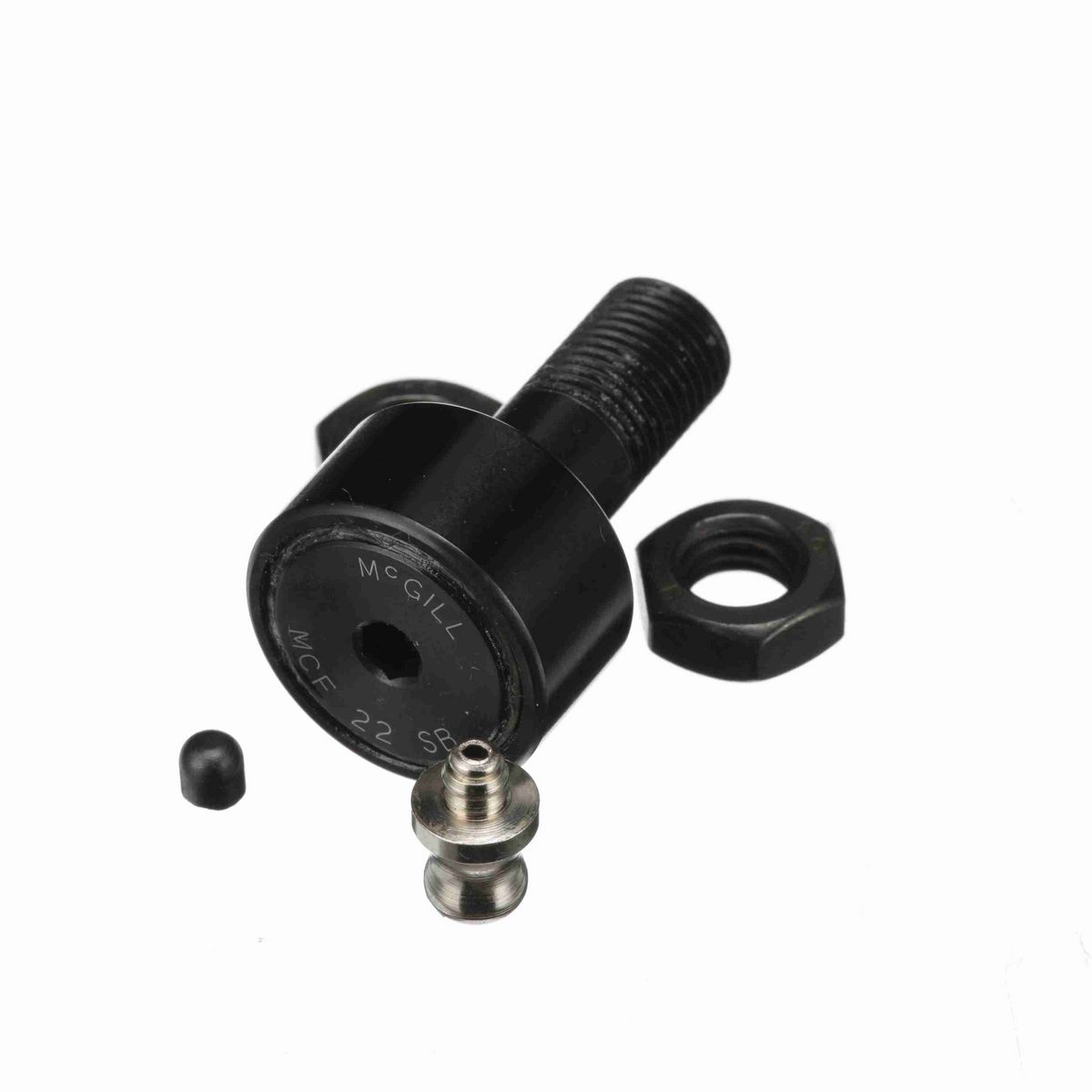 Опорный ролик с цапфой McGill CAMROL MCFE 22 SB, бочкообразный, с уплотнением, с шестигранным отверстием, метрический