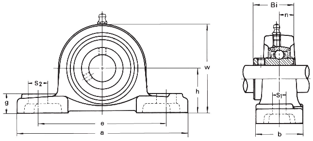 Подшипниковый узел ASK type PUCP 200, PUCP 210 [512241]