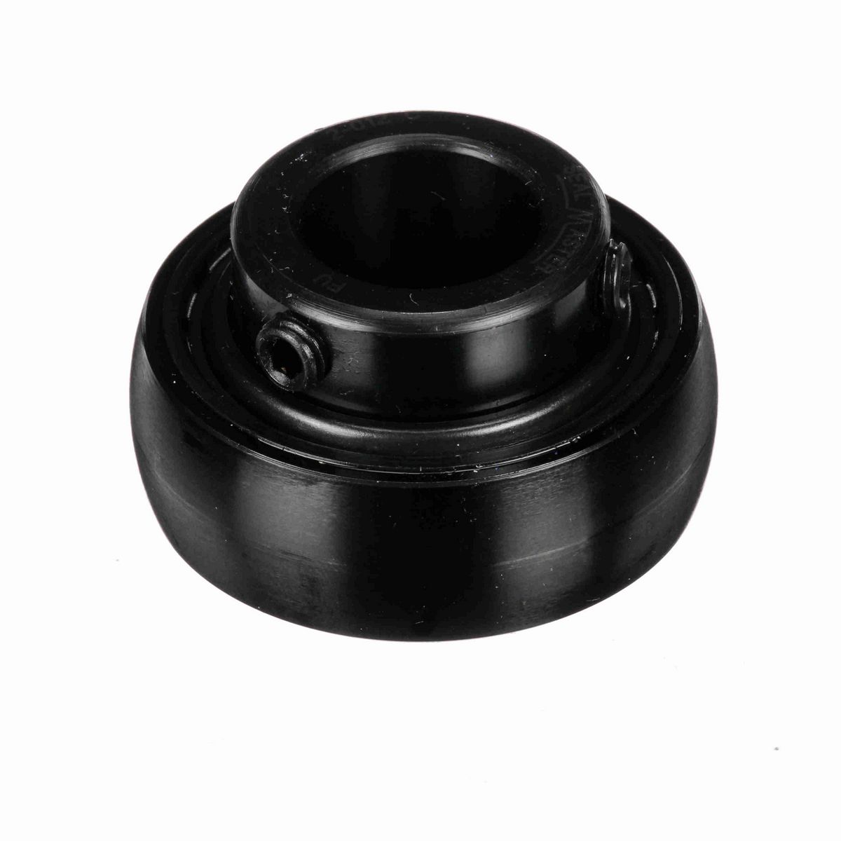 Sealmaster Mounted Insert Only Ball Bearing - 52100 Bearing Steel, Black Oxided - Setscrew Lock - 2-012C