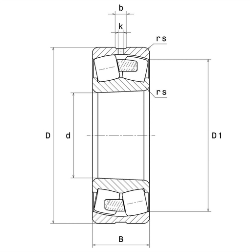 Сферический роликоподшипник NTN 23240EMKW33C3