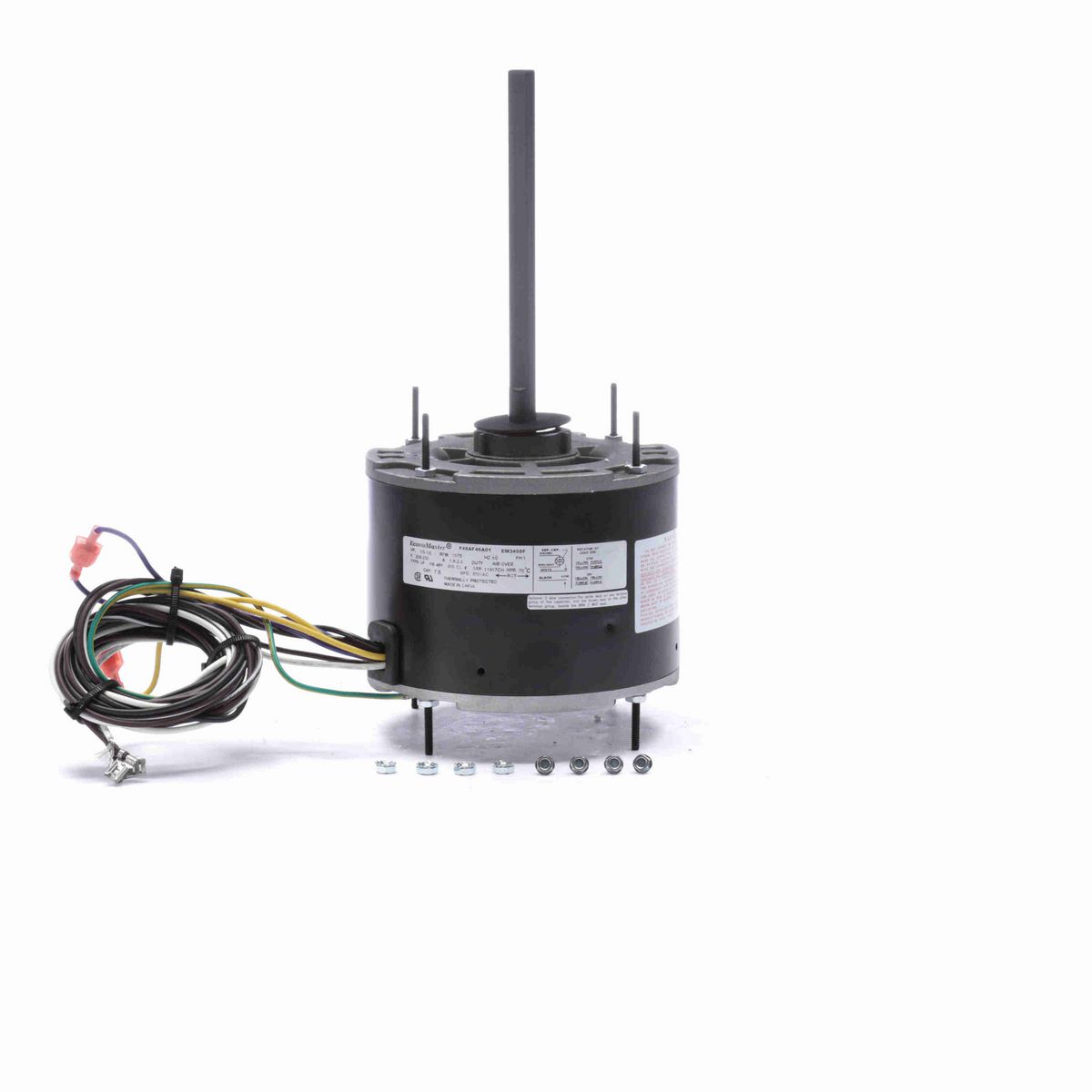 Century PRO-E SERIES® Condenser Fan Motor, 1/3-1/6 HP, 1 Ph, 60 Hz, 208-230 V, 1075 RPM, 1 Speed, 48 Frame, TEAO - EM3458F