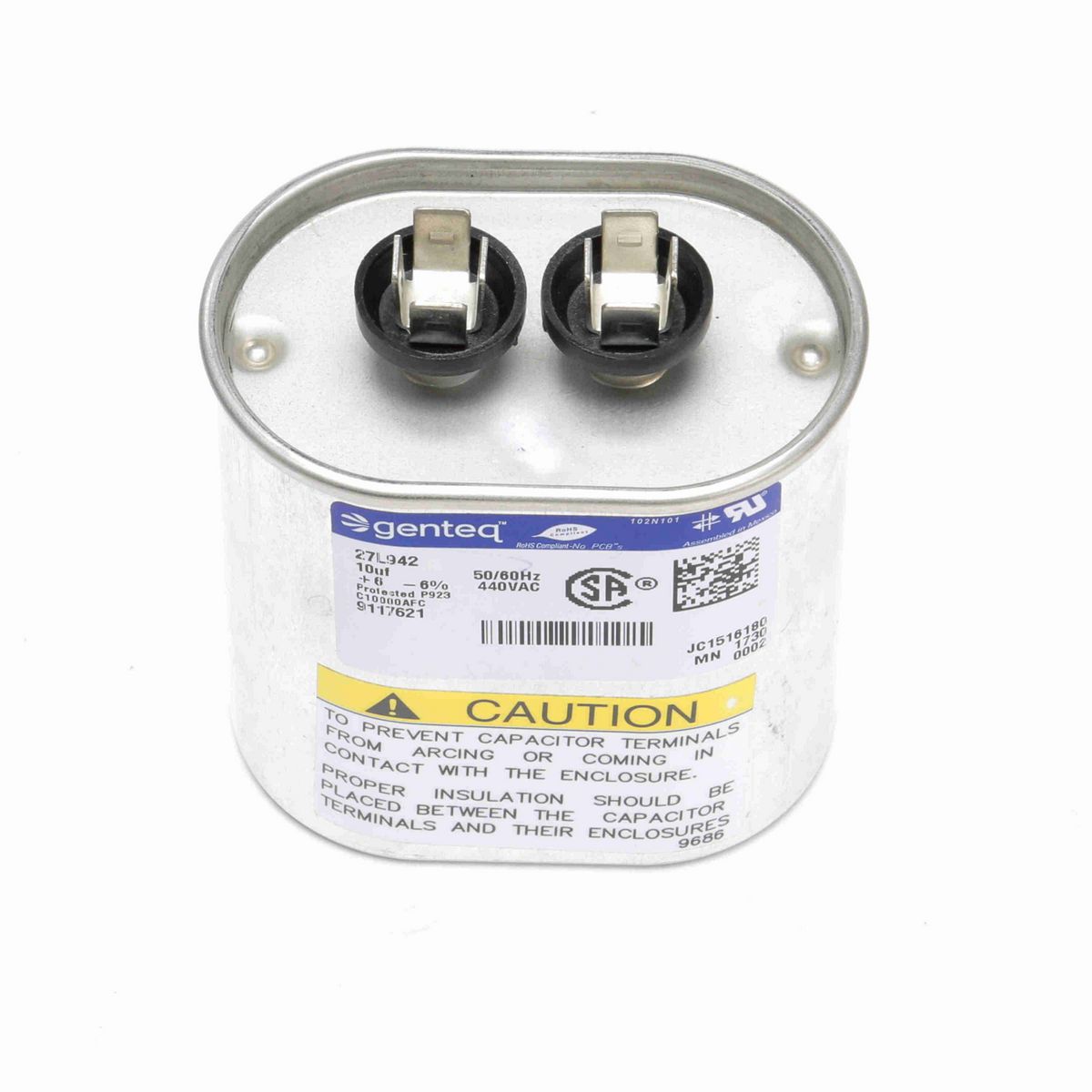 LEESON RUN CAP 10 MFD 440 VOLT - A446