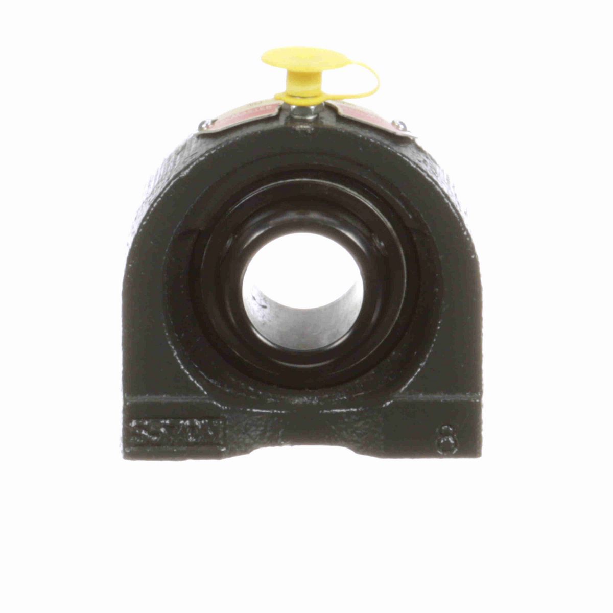 Sealmaster Mounted Cast Iron Tapped Base Pillow Block Ball Bearing - 52100 Bearing Steel, Black Oxided - Setscrew Lock - TB-205