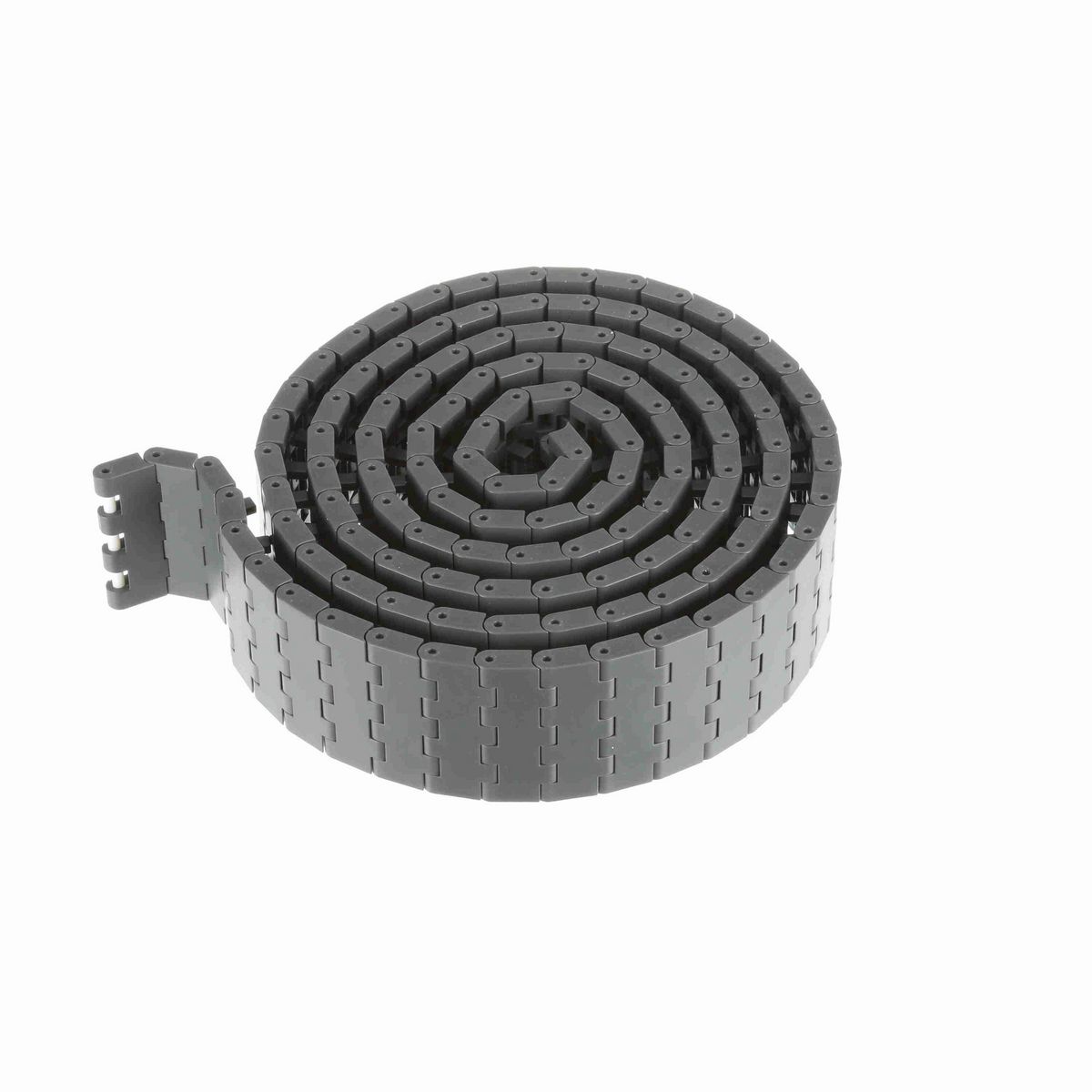 System Plast 2252FT Straight Running Solid Top, Material: Gray Low Friction, Width: 3.25in, Pitch: 1in - LFG2252FT-PT-K325