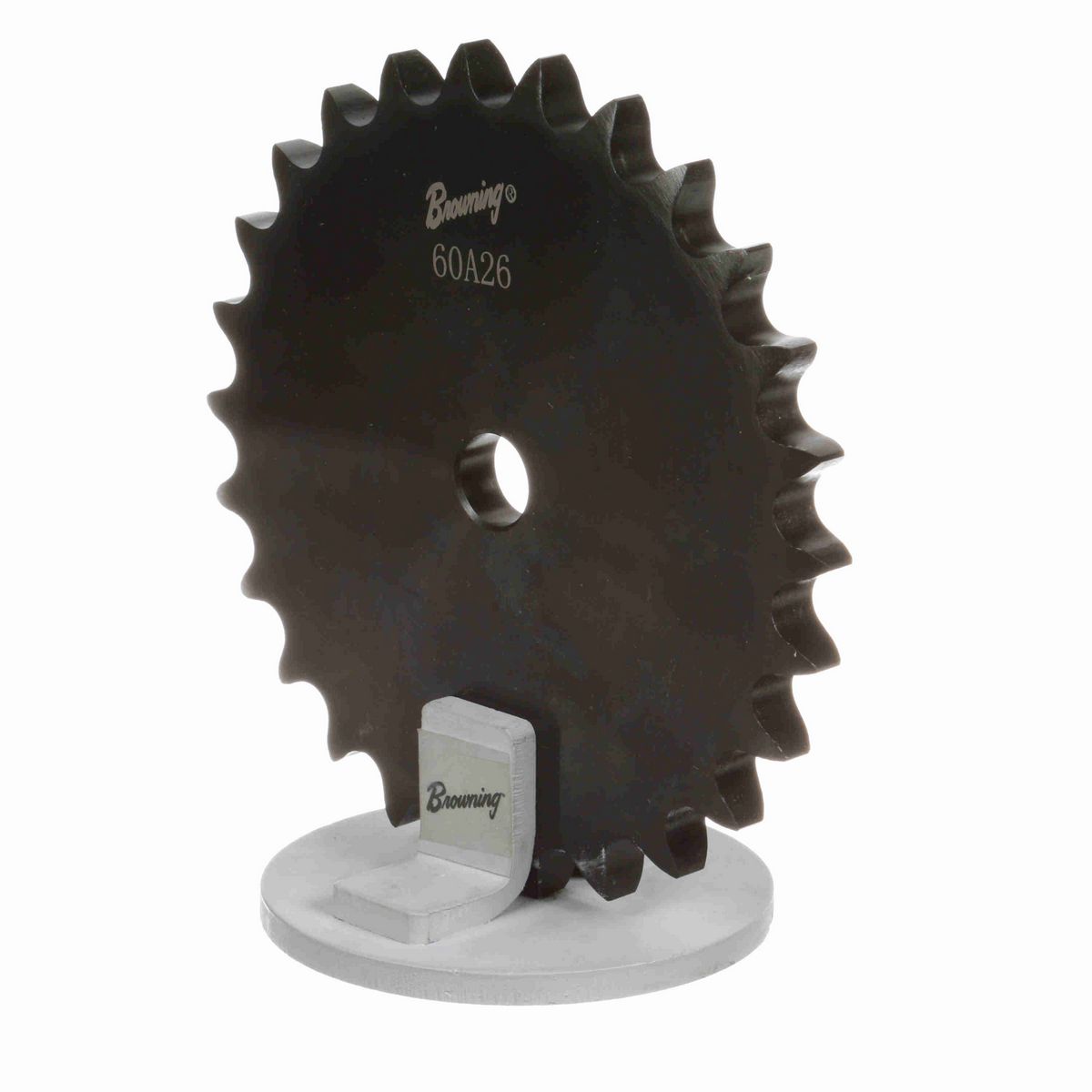 Browning Steel Minimum Plain Bore Roller Chain Sprocket - 60A26