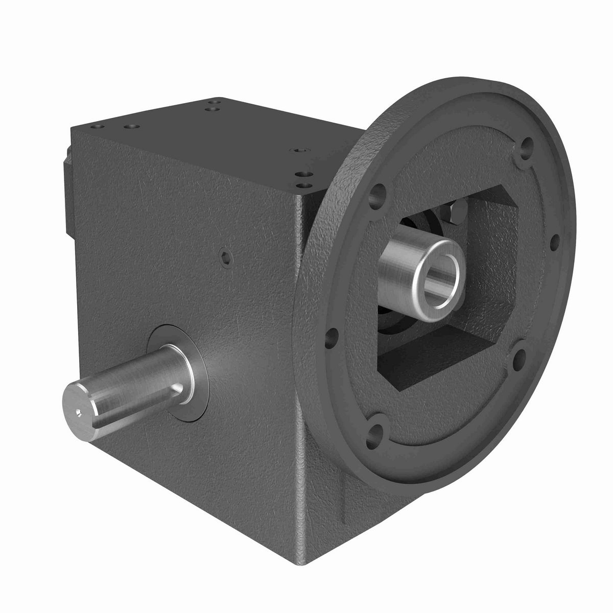 Hub City PowerCubeX Worm Gear Reducer Cast Iron Single-Reduction Worm Reducer - 324 60/1 B WR 213TC