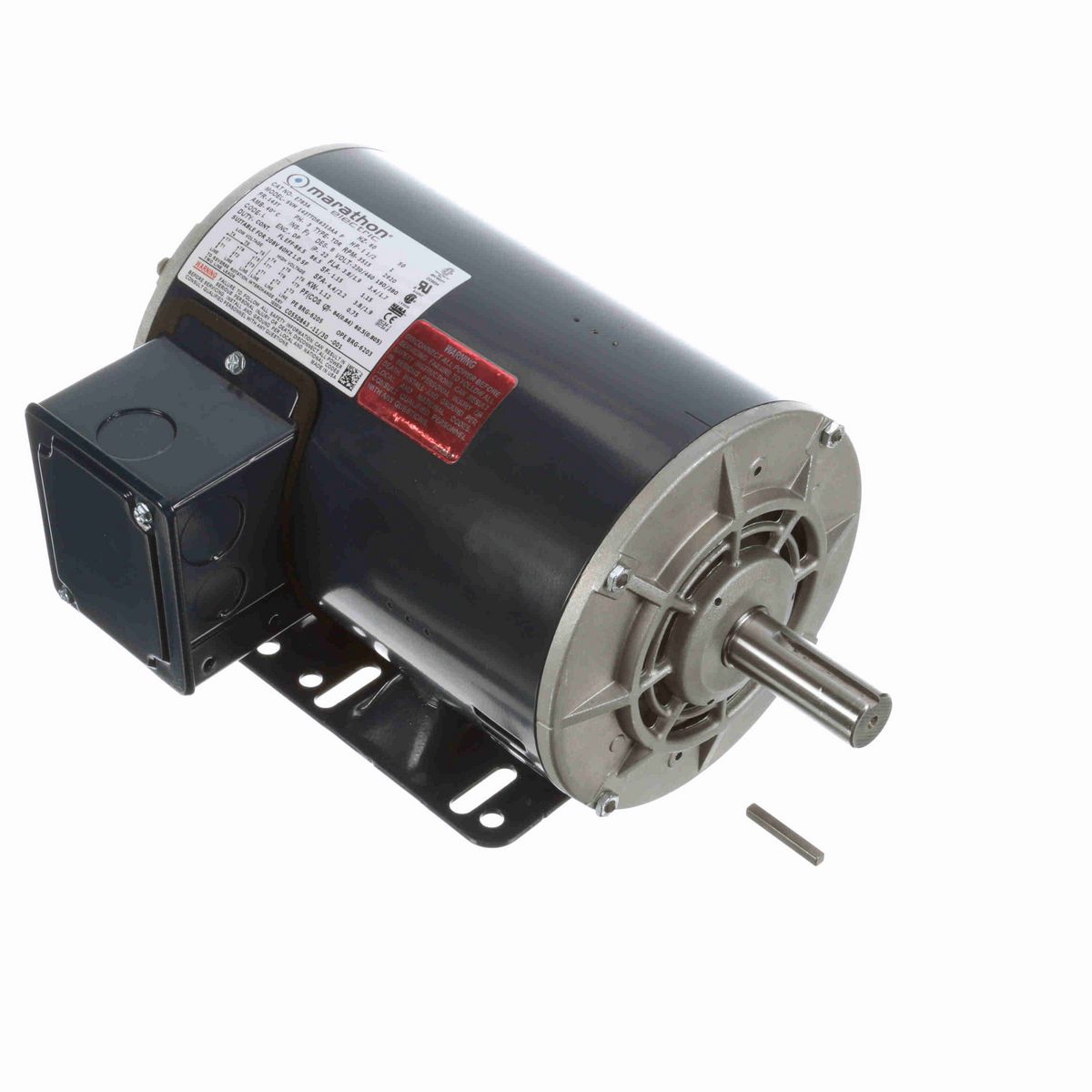 LEESON General Purpose Motor, 1.50 & 1 HP, 3 Ph, 60 & 50 Hz, 230/460 & 190/380 V, 3600 & 3000 RPM, 143T Frame, DP - E783A