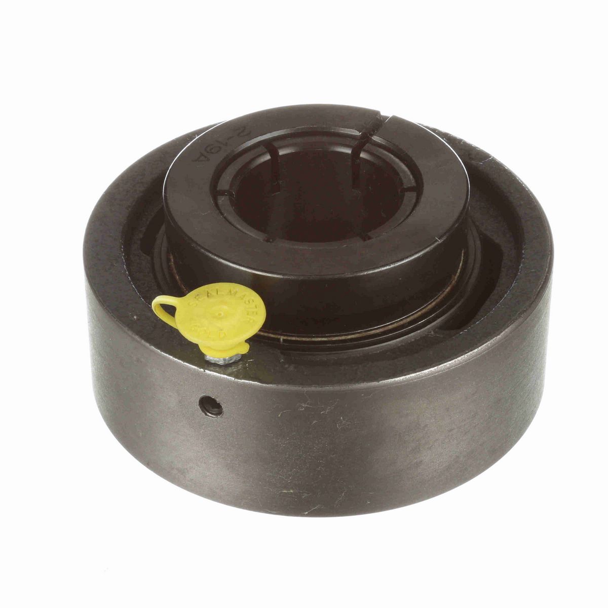 Sealmaster Mounted Cast Iron Cylindrical Cartridge Ball Bearing - 52100 Bearing Steel, Black Oxided - Concentric Lock - MSC-23T