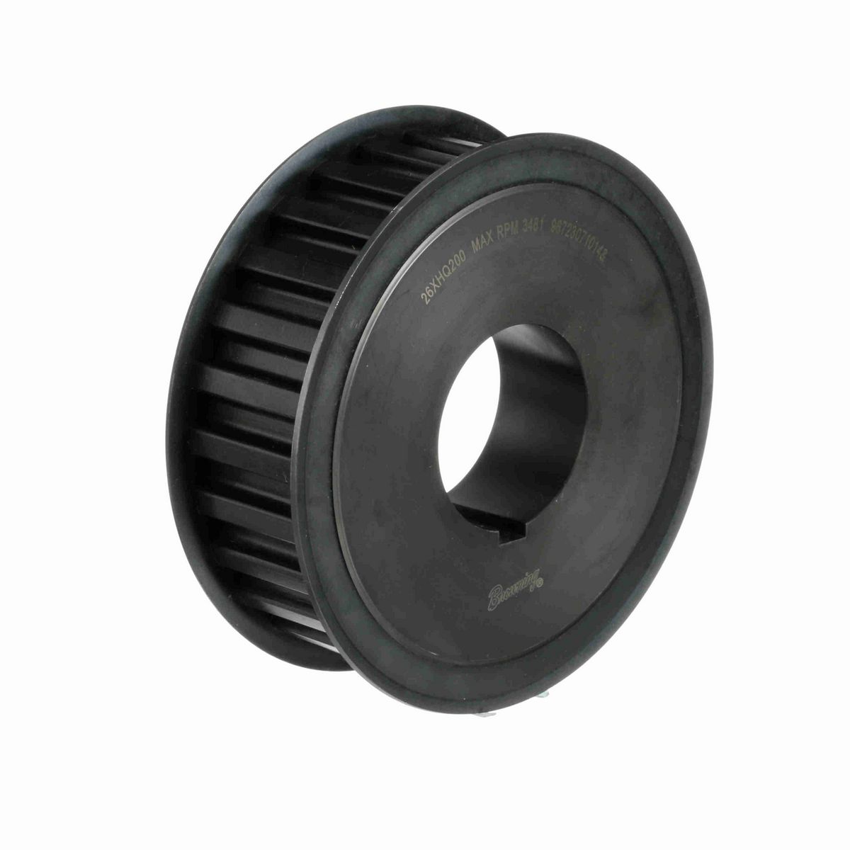 Browning Steel Bushed Bore Gearbelt Pulley - 26XHQ200