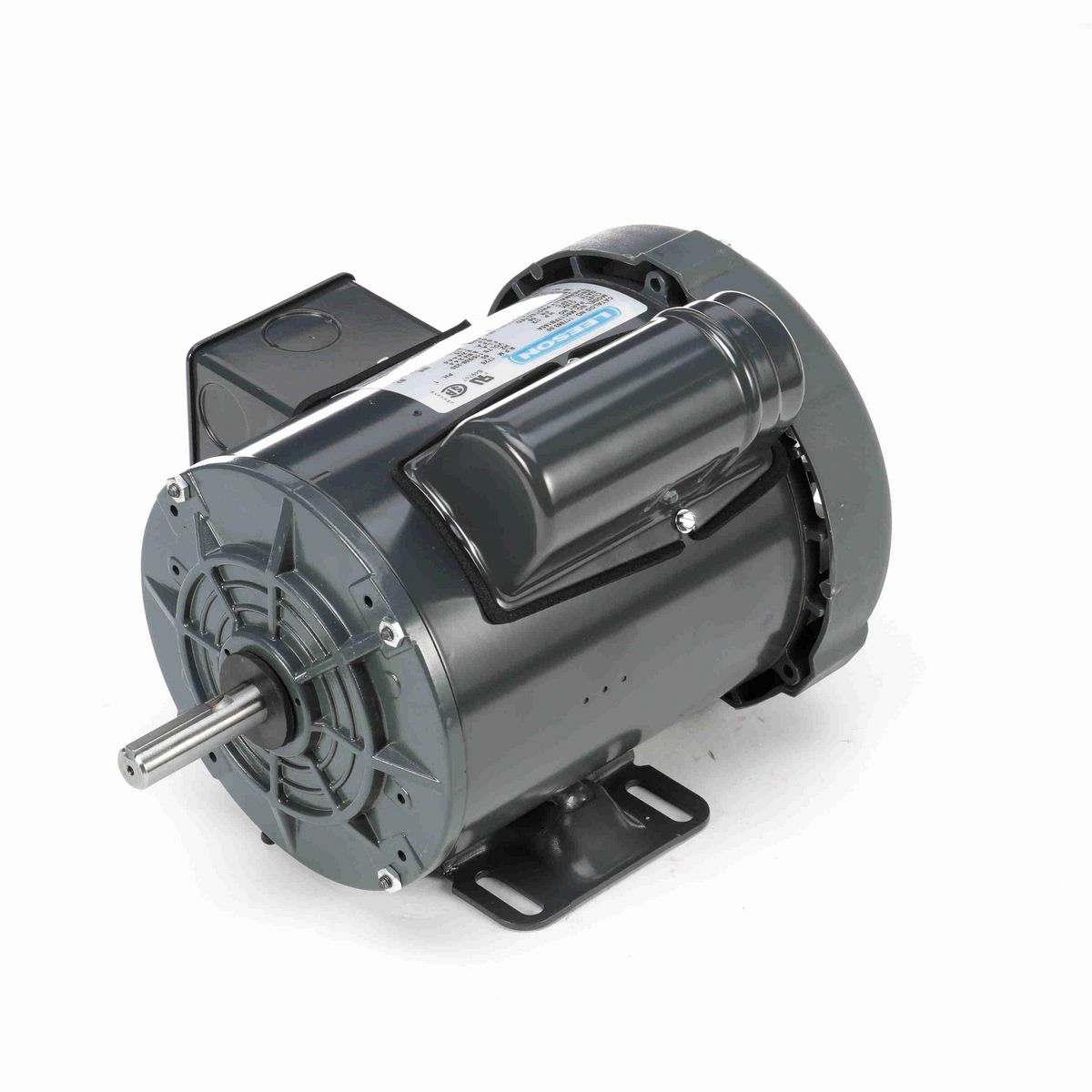 LEESON Agricultural Motor, 0.50 HP, 1 Ph, 60 Hz, 115/230 V, 1800 RPM, 56 Frame, TEFC - 117863.00