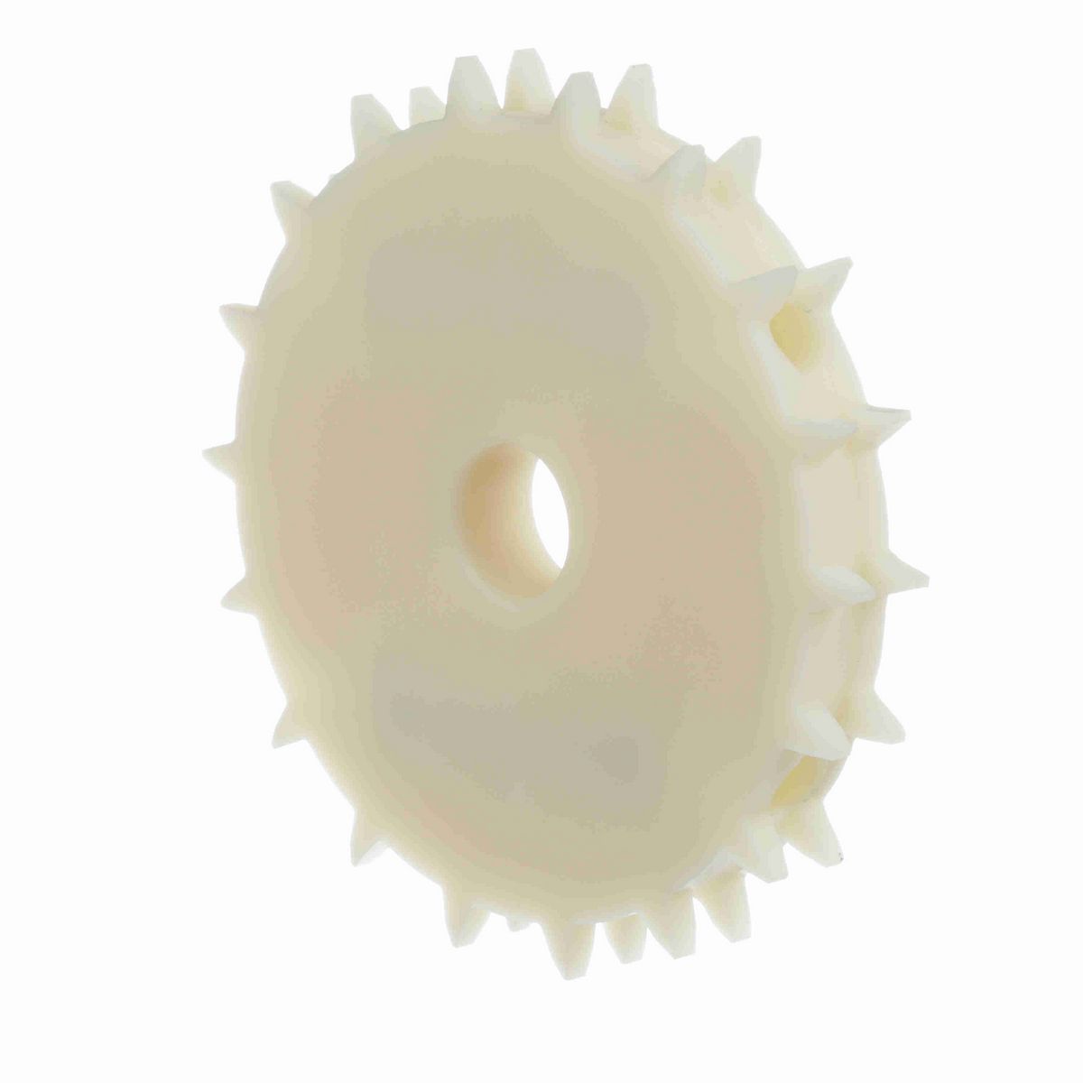 System Plast 2256 Series Split Machined Sprocket with 18 Teeth, a 1in Round Shaft-Ready Bore and Setscrew - 2256-18R1-DMS-SS