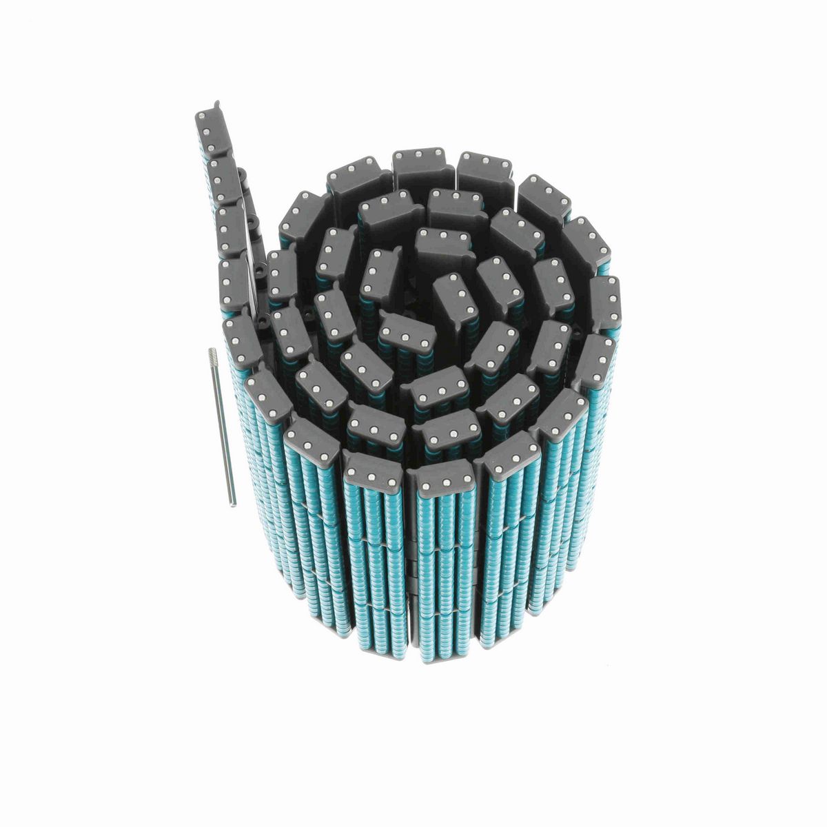 System Plast 821LBP Straight Running Low Backline Pressure, Material: Gray Low Friction, Width: 12in, Pitch: 1.5in - LFG821LBP-K1200