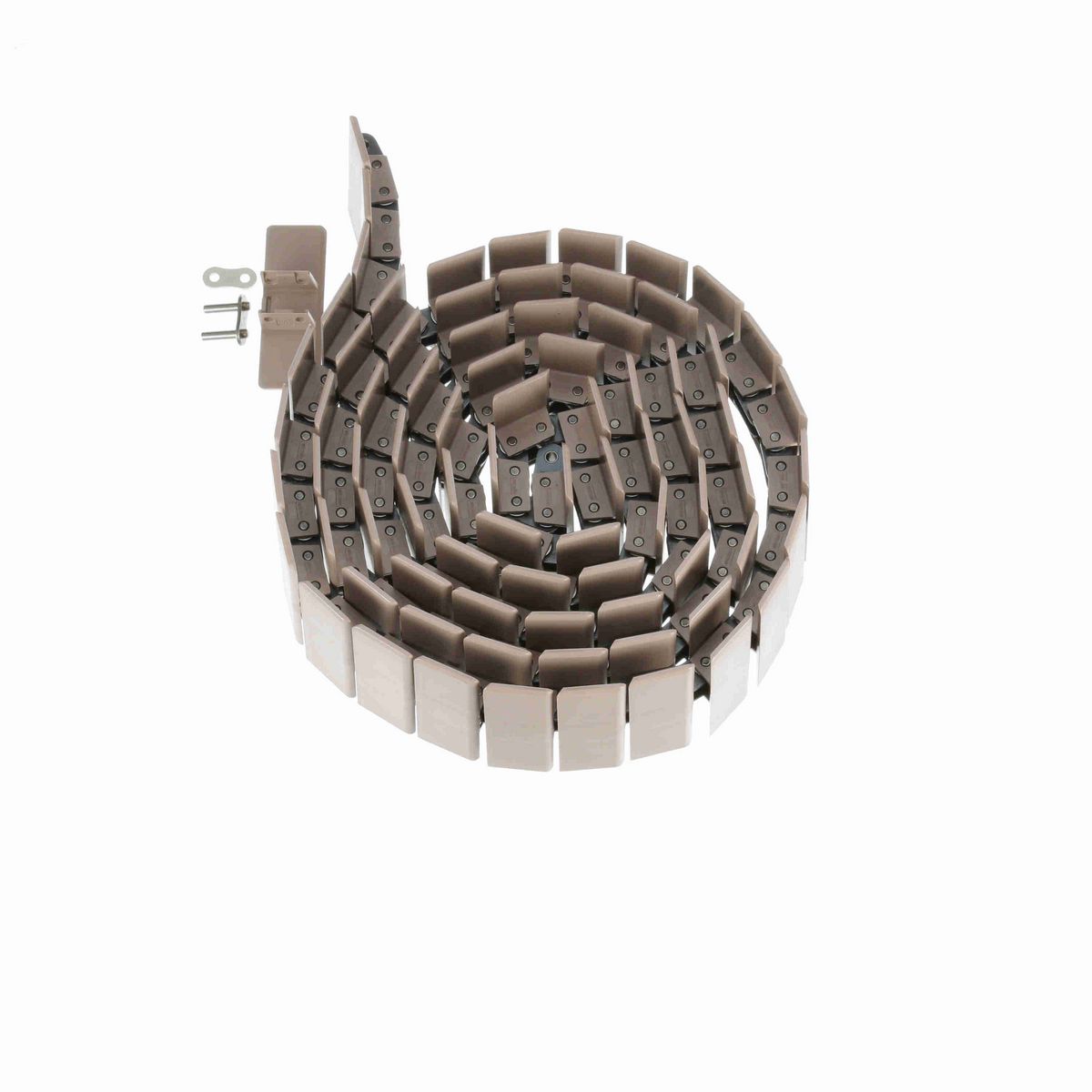 System Plast 863 Straight Running Solid Top, Material: Tan Low Friction, Width: 4.5in, Pitch: 1.5in - LF863-K450