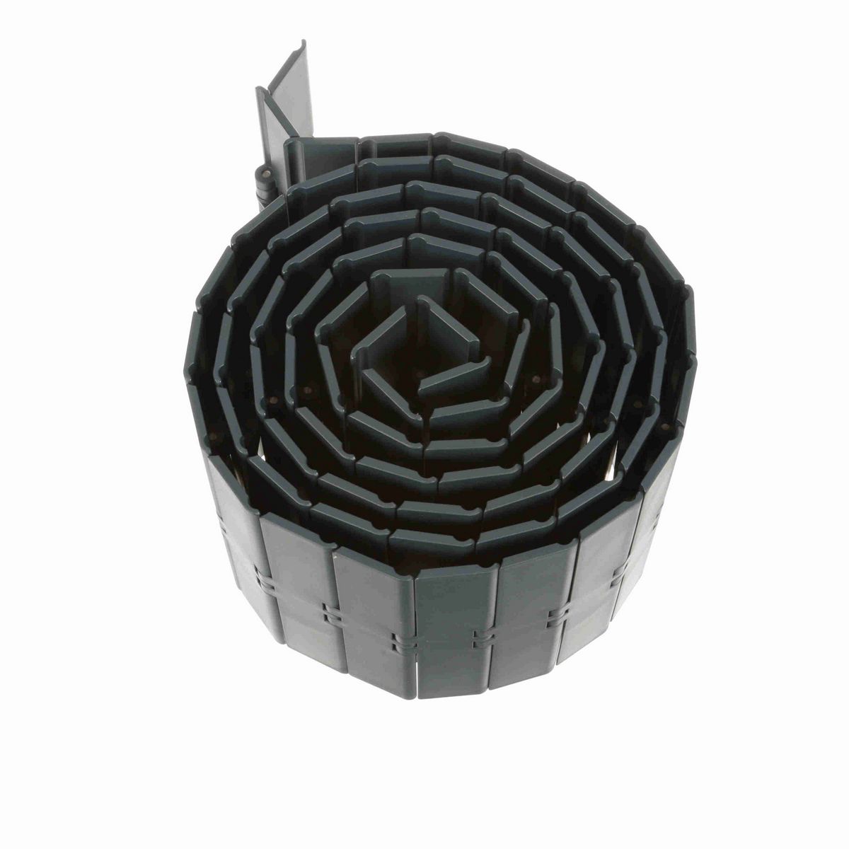 System Plast 831 Straight Running Solid Top, Material: NG evo (Gray Blue), Width: 7.5in, Pitch: 1.5in - NGE831-K750