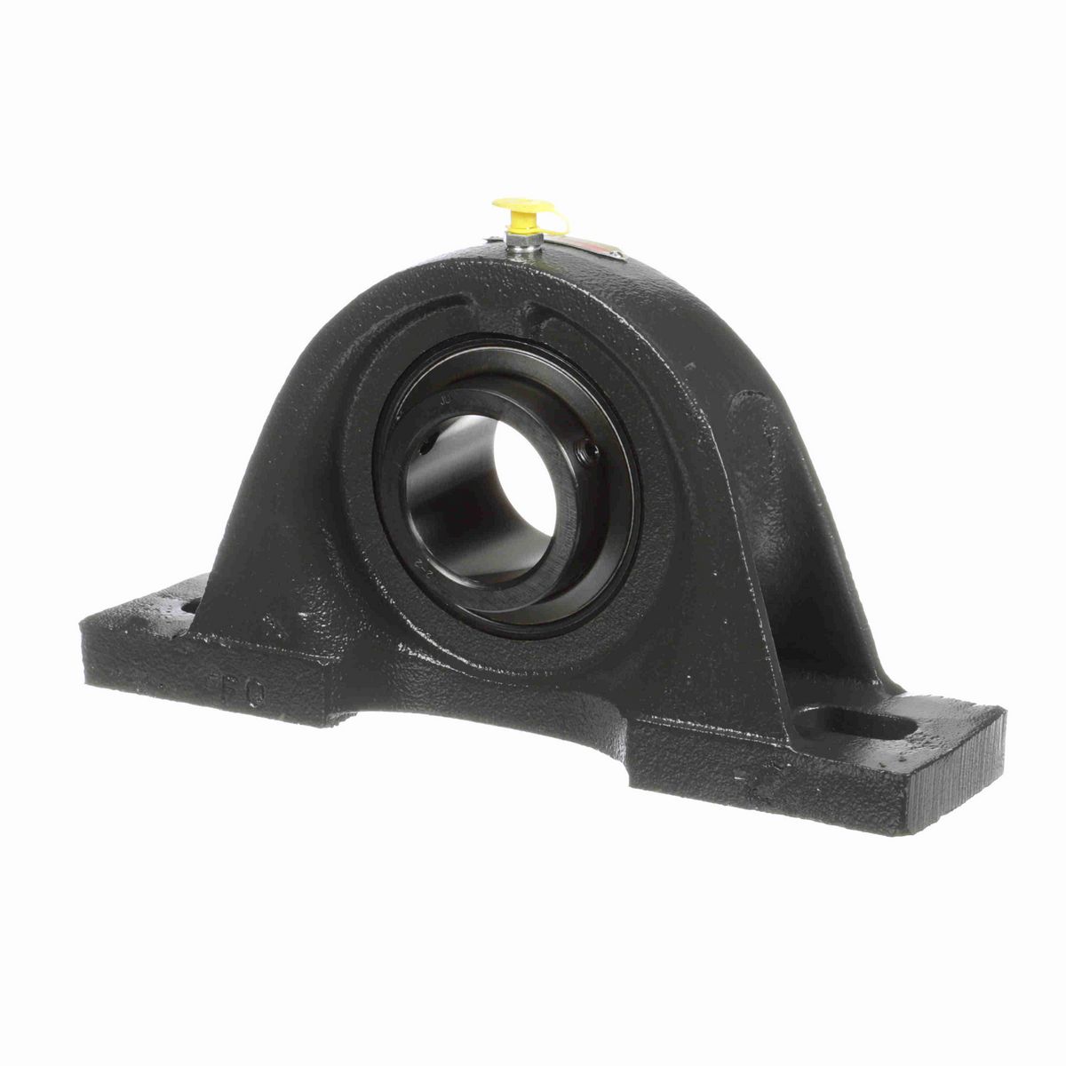 Sealmaster Mounted Cast Iron Two Bolt Pillow Block Ball Bearing - 52100 Bearing Steel, Black Oxided - Setscrew Lock - SP-32