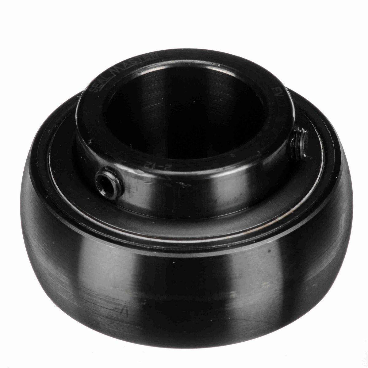 Sealmaster Mounted Insert Only Ball Bearing - 52100 Bearing Steel, Black Oxided - Setscrew Lock - 2-12