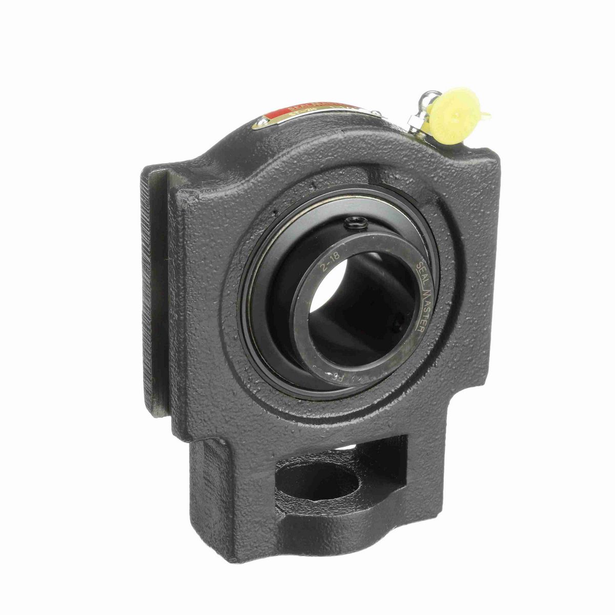 Sealmaster Mounted Cast Iron Wide Slot Take Up Ball Bearing - 52100 Bearing Steel, Black Oxided - Setscrew Lock - ST-25