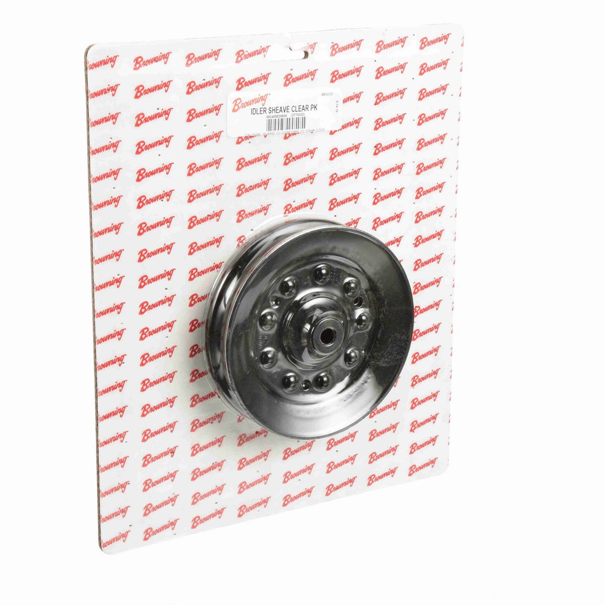 Browning 1 Groove Steel Finish Bore Idler Sheave Clear Pack - IDLER SHEAVE CLEAR PK
