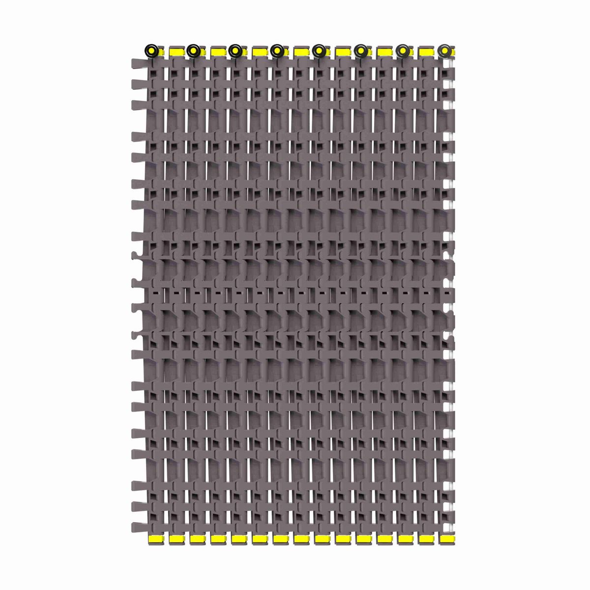 Rexnord 7956B Side-flexing Flush Grid, Material: Brown High Performance, Width: 30in, Pitch: 1.25in - 81450891