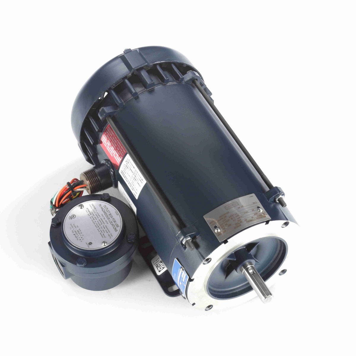 LEESON Explosion Proof Motor, 0.50 HP, 1 Ph, 60 Hz, 115/208-230 V, 1200 RPM, 56C Frame, EPFC - 116610.00