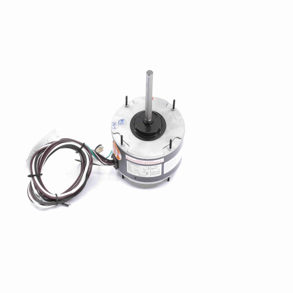 Century 4-in-1® Condenser Fan Motor, 1/8-1/15 HP, 1 Ph, 60 Hz, 208-230 V, 1075 RPM, 1 Speed, 48 Frame, TEAO - ORM5454BF