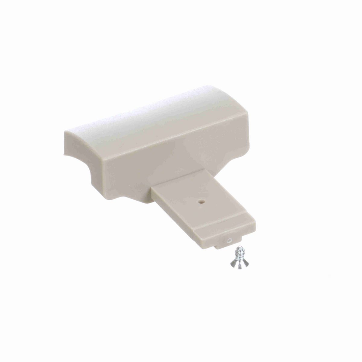 System Plast Nose/Side Plow: 0.87"W X 1.89"H X 2.17"L Gray Acetal - SHOE-48L25