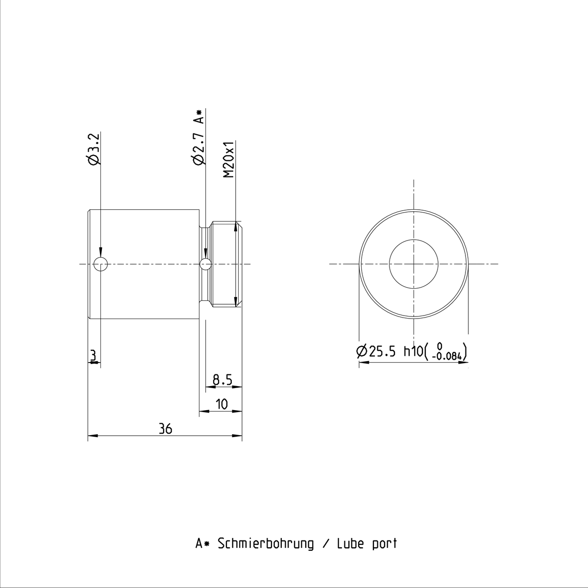 Ввинчивающаяся гайка Bosch Rexroth ZEV-E-S 12X5RX2-3 [R254243005]