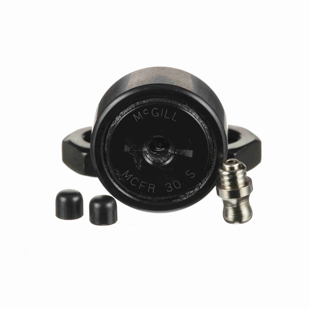 Опорный ролик с цапфой McGill CAMROL MCFR 30 S, бочкообразный, с уплотнением, со шлицем под отвёртку, метрический