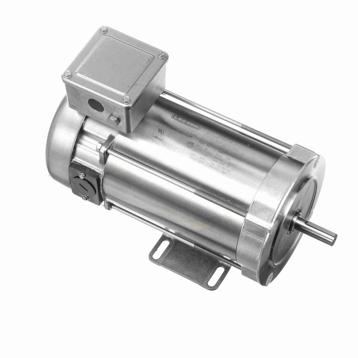 LEESON Premium Duck™ Washdown Motor, 0.50 HP, 90 V, 1750 RPM, US56C Frame, TEFC - 109069.00
