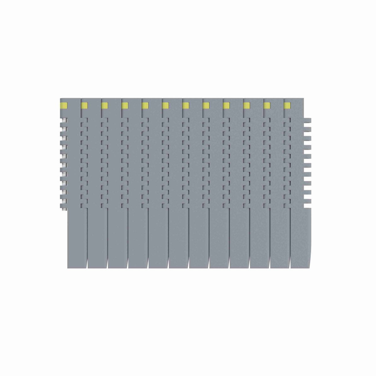 Rexnord 8505DTS Straight Running DTS®, Material: Silver Platinum Series™ X, Width: 4.5in, Pitch: 0.75in - 10295780