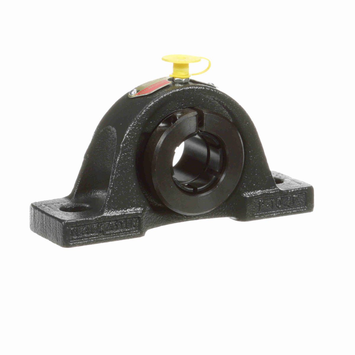 Sealmaster Mounted Cast Iron Two Bolt Low Base Pillow Block Ball Bearing - 52100 Bearing Steel, Black Oxided - Concentric Lock - NPL-16T