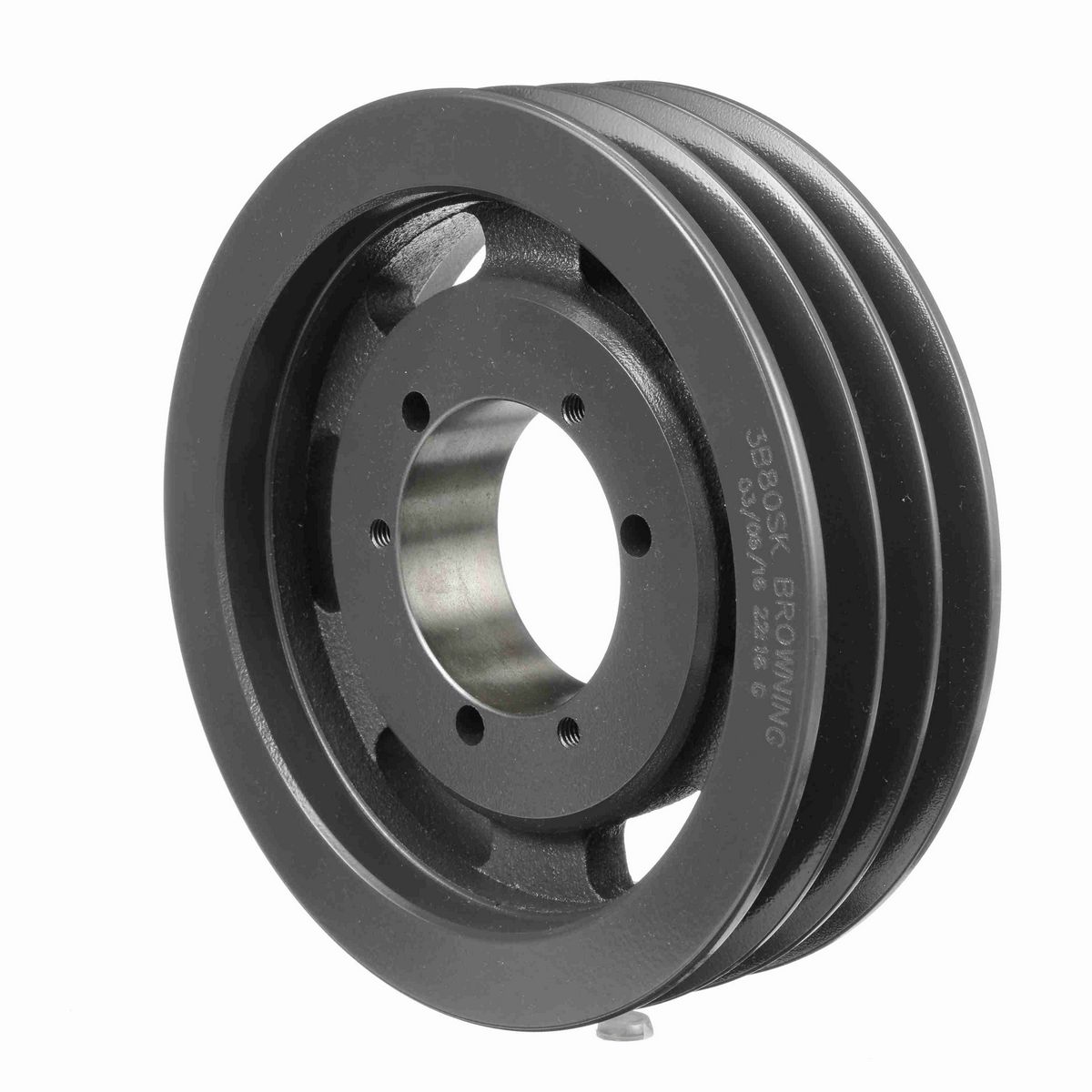 Browning 3 Groove Cast Iron Bushed Bore Multiple Sheave - 3B80SK