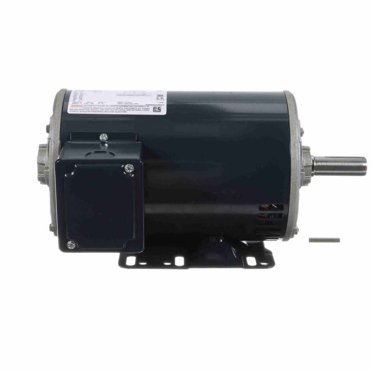 LEESON General Purpose Motor, 1 HP, 3 Ph, 60 Hz, 200 V, 1800 RPM, 143T Frame, DP - E901A