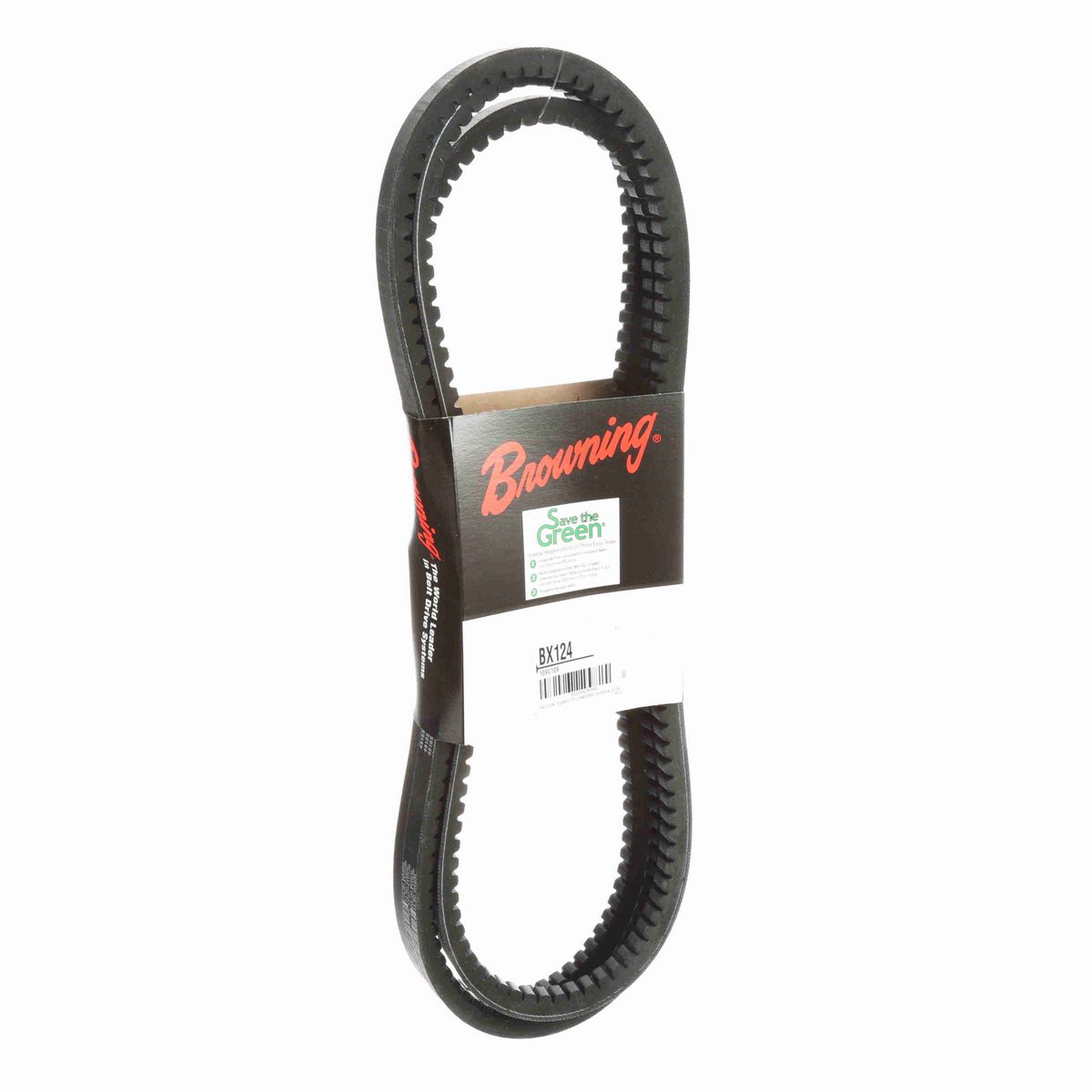 Browning EPDM Notched Belt 98% Efficient - BX124