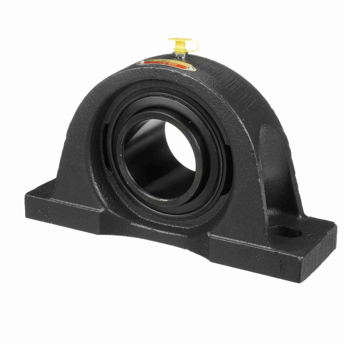 Sealmaster Mounted Cast Iron Two Bolt Low Base Pillow Block Ball Bearing - 52100 Bearing Steel, Black Oxided - Setscrew Lock - NPL-39
