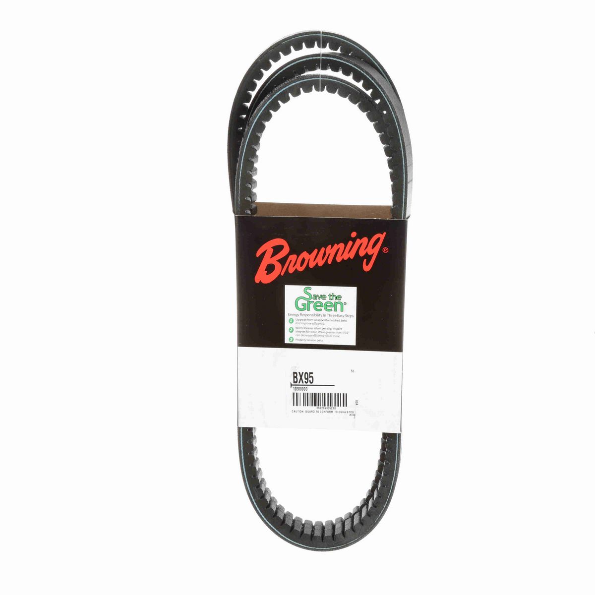 Browning EPDM Notched Belt 98% Efficient - BX95