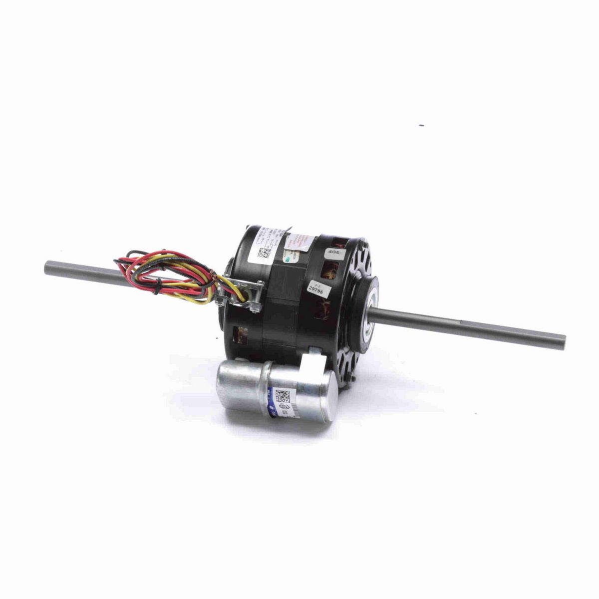 Century OEM Replacement Motor, 1/8 HP, 1 Ph, 60 Hz, 208-230 V, 1500 RPM, 2 Speed, 42 Frame, OPEN - OFC1004A